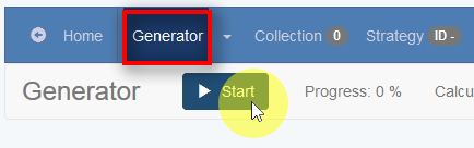 Start the EA Generator I have set all the necessary settings, and now I am ready to start the EA Generator.